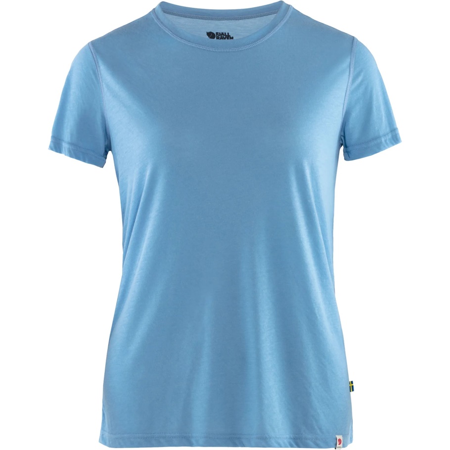 Fjällräven Moda Alta Costa Lite Camiseta W Río Azul
