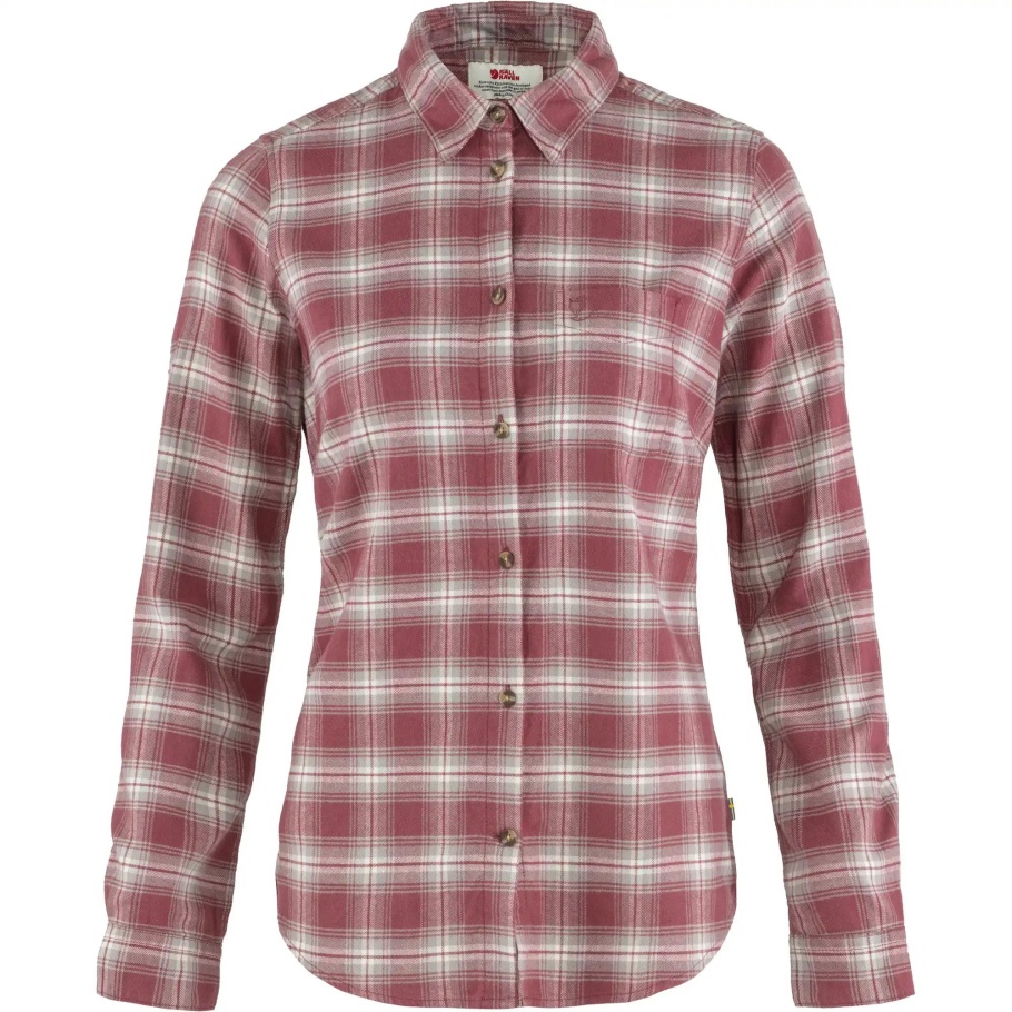 Fjällräven Fashion Övik Camisa De Franela Con Mesa Purple-fog