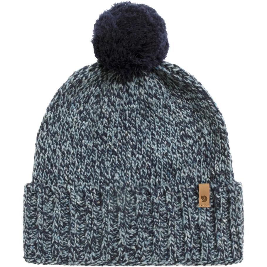 Gorro Con Pompón Övik Azul Marino Oscuro Marca De Moda Fjällräven