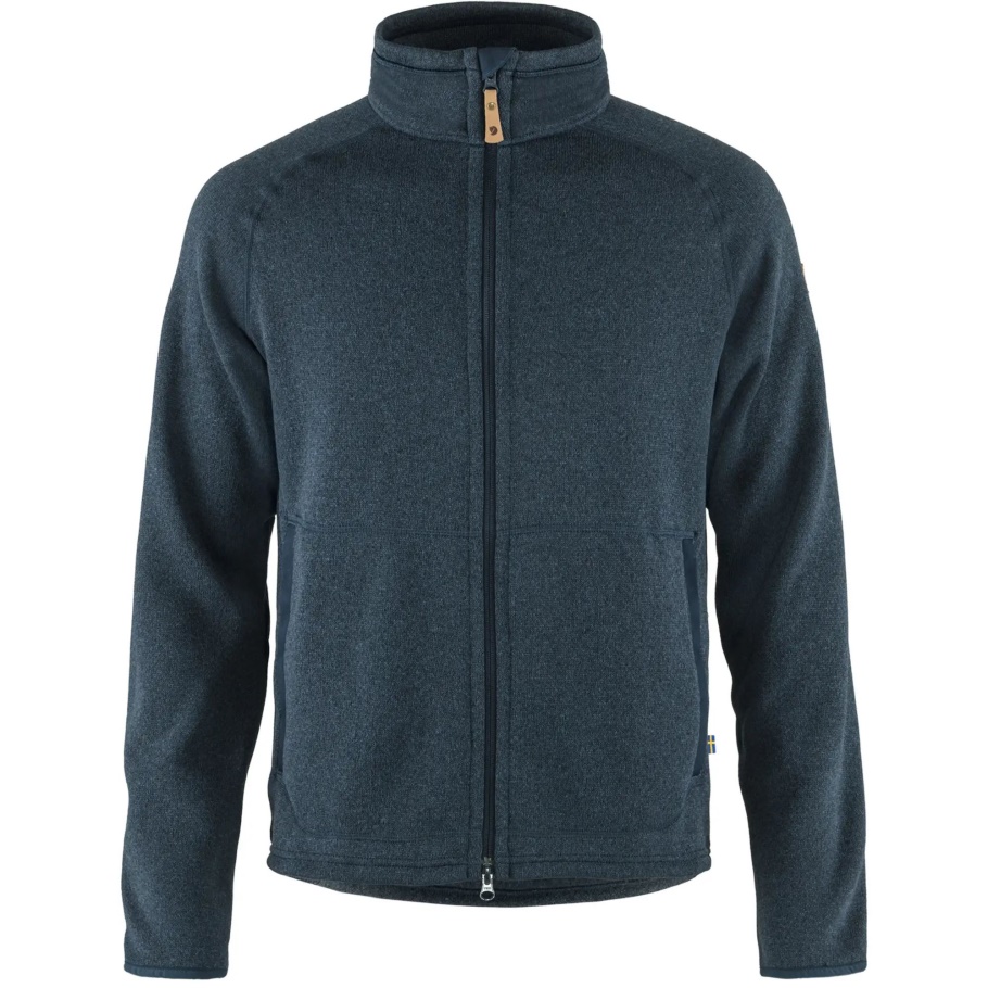 Fjällräven Moda Azul Marino Övik Sudadera Polar Con Cremallera M