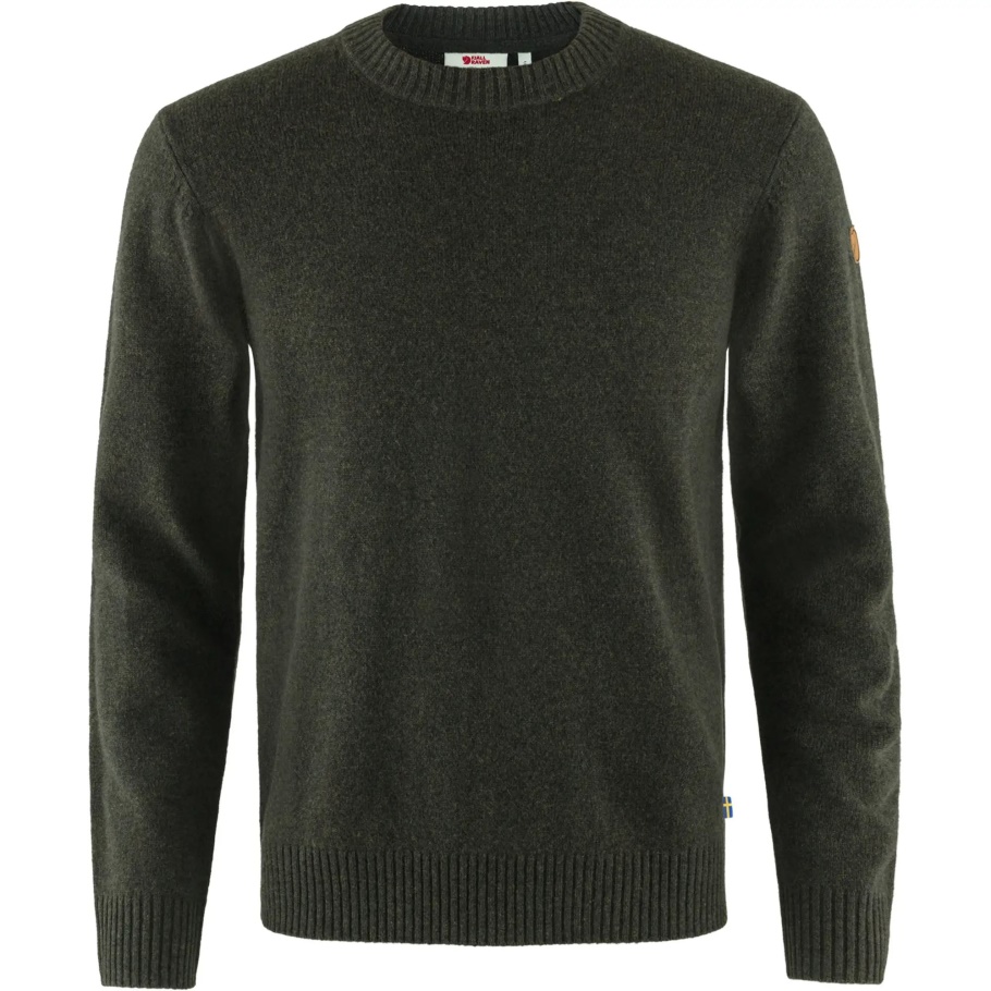 Övik Jersey De Cuello Redondo M Dark Olive Fjällräven Fashion