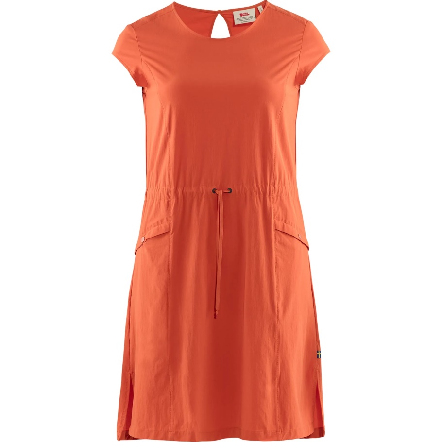 Vestido High Coast Lite W Fjällräven Fashion Rowan Rojo