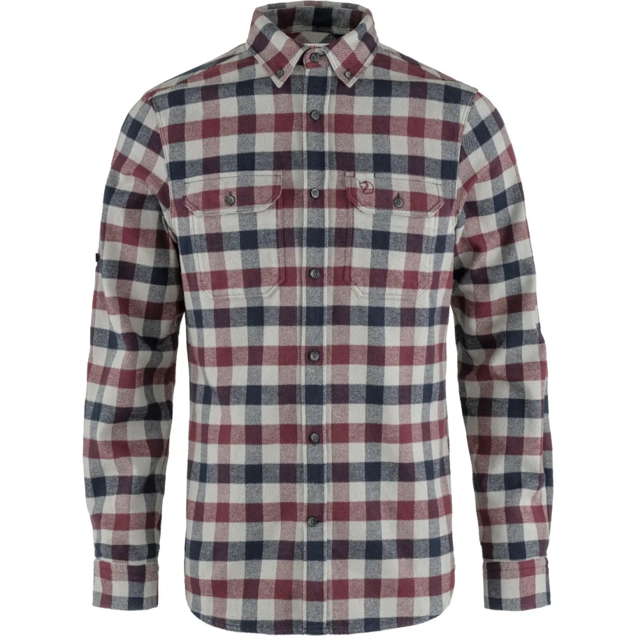 Bosque Camisa M Granate Oscuro-niebla Fjällräven Moda