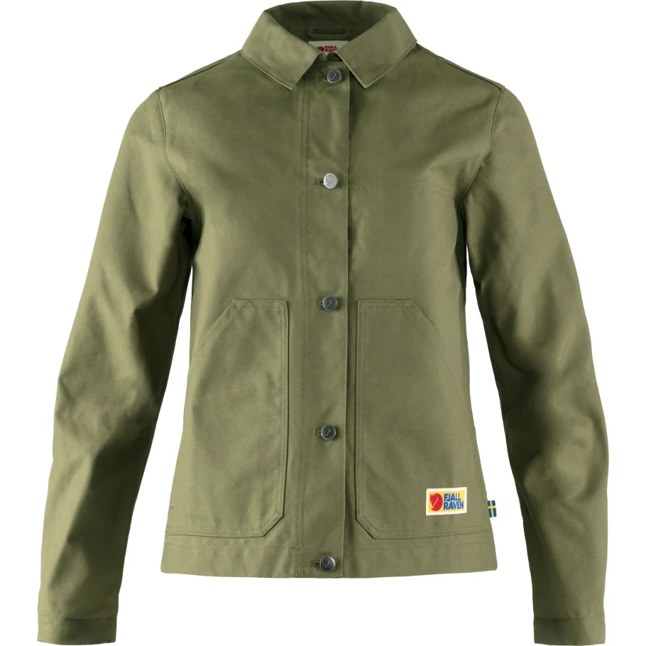 Chaqueta Verde Para Todos Los Días Con Moda Fjällräven