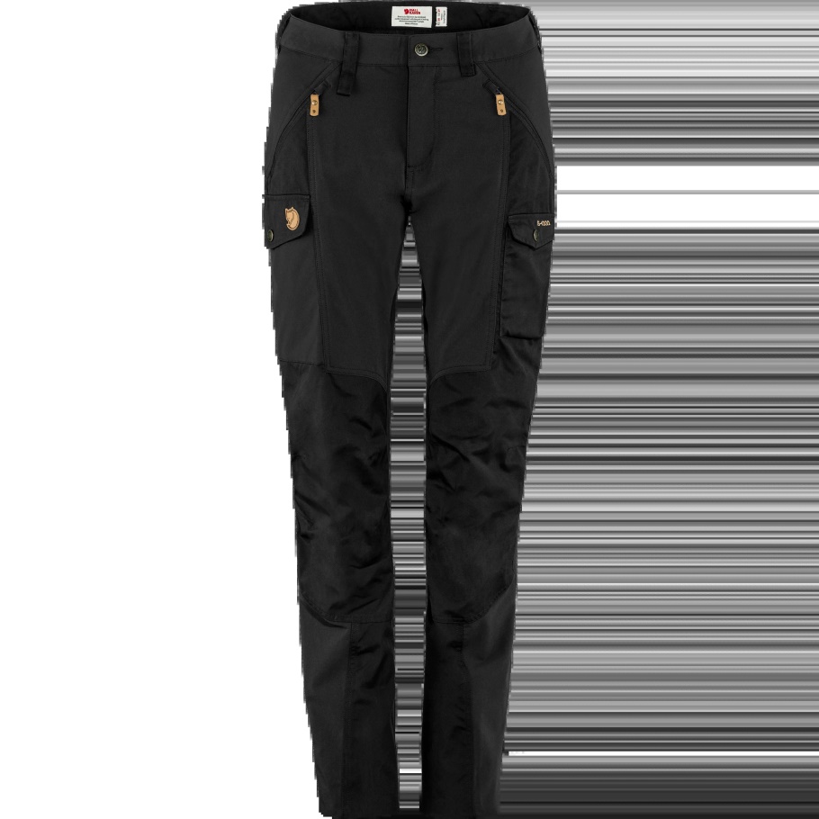 Negro Fjällräven Fashion Nikka Pantalones W Largo