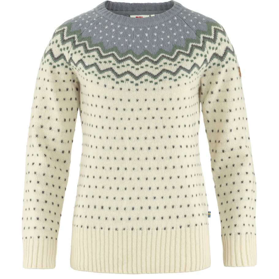 Jersey De Punto Övik W Chalk White-flint Grey Fjällräven Fashion
