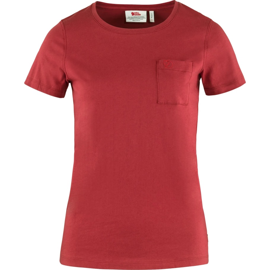 Camiseta Roja Frambuesa Fjällräven De La Marca De Moda Övik W