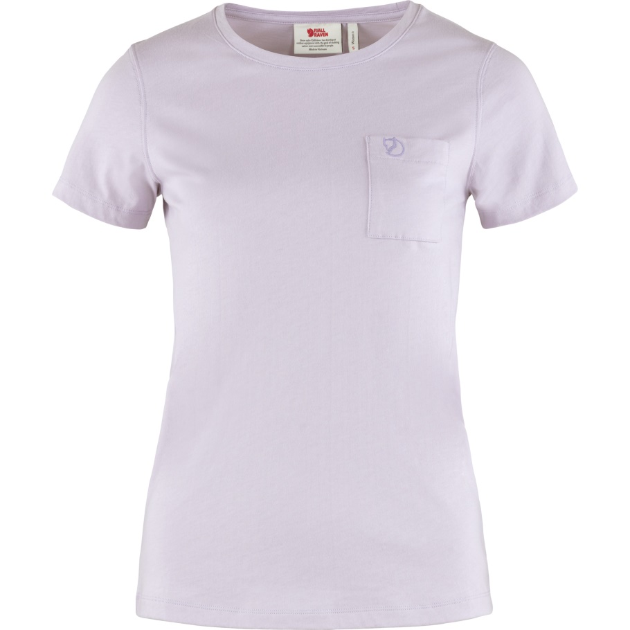 Camiseta Lavanda Pastel Övik Con La Marca De Moda Fjällräven