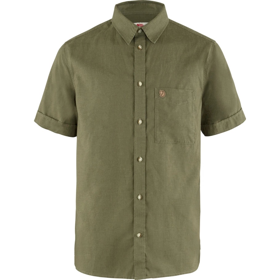 Fjällräven Moda Verde Övik Camisa De Viaje Ss M