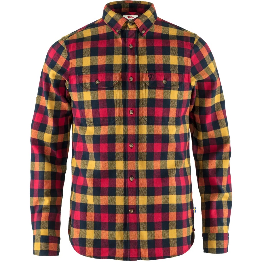 Fjällräven Moda Verdadero Bosque Rojo Camisa M