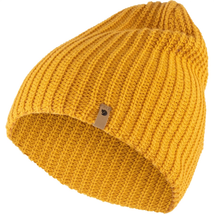 Fjällräven Fashion Övik Melange Gorro Amarillo Mostaza