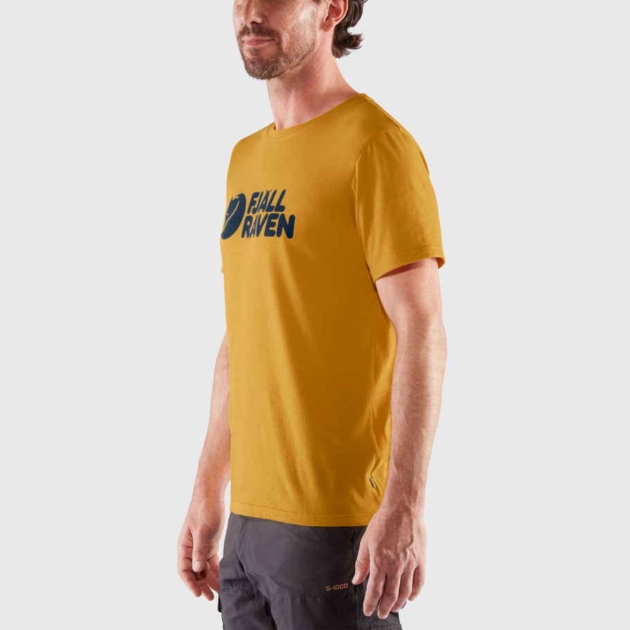 Fjällräven Fashion Ocre Logo Camiseta W