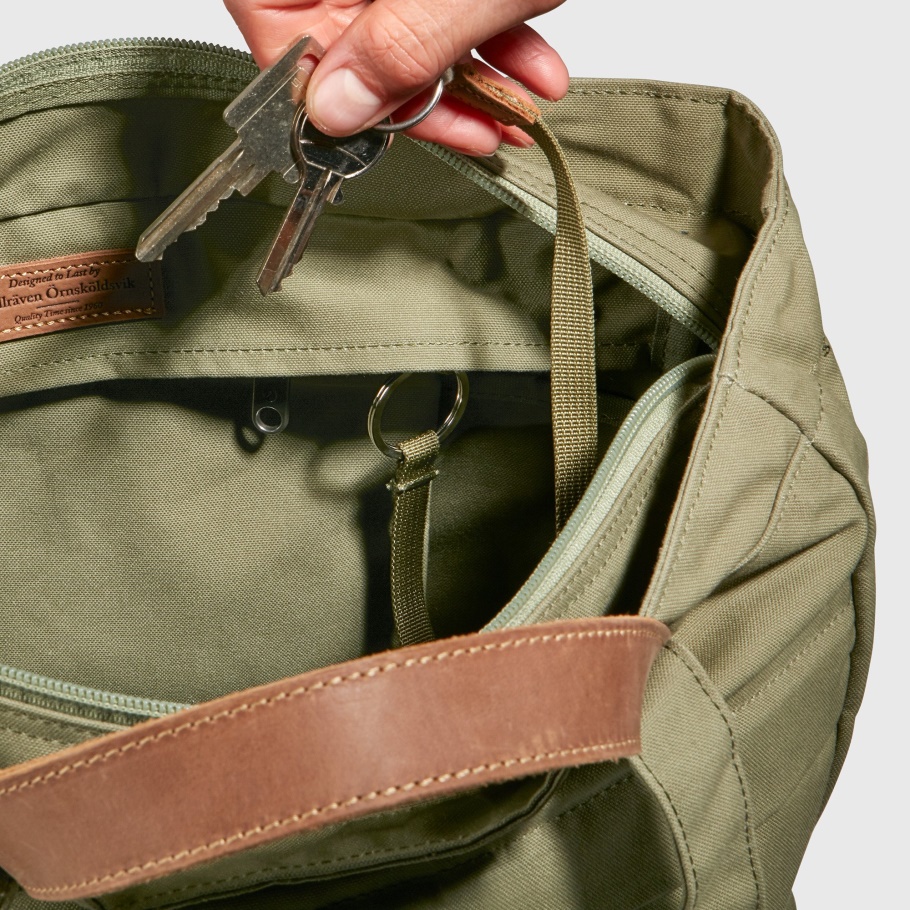Bolso De Mano No. 2 Fjällräven Moda Burdeos Rojo