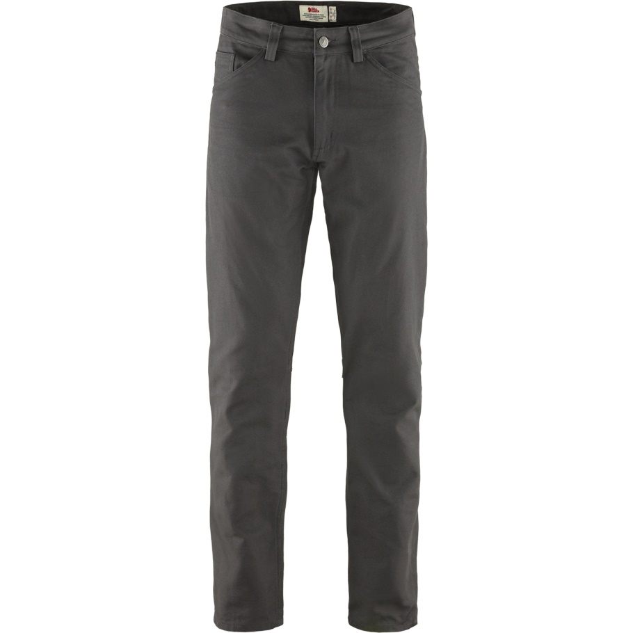 Greenland Canvas Jeans M Long Fjällräven Moda Gris Oscuro