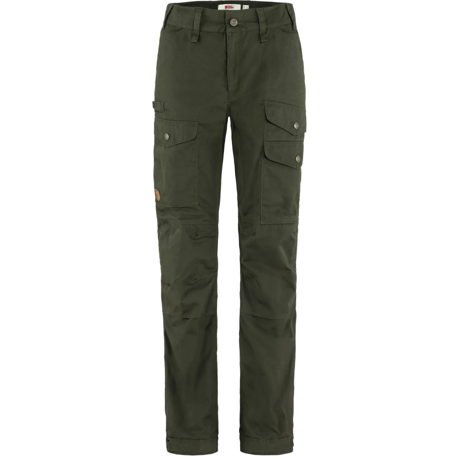 Vidda Pro Pantalones Ventilados W Reg Deep Forest Fjällräven Moda