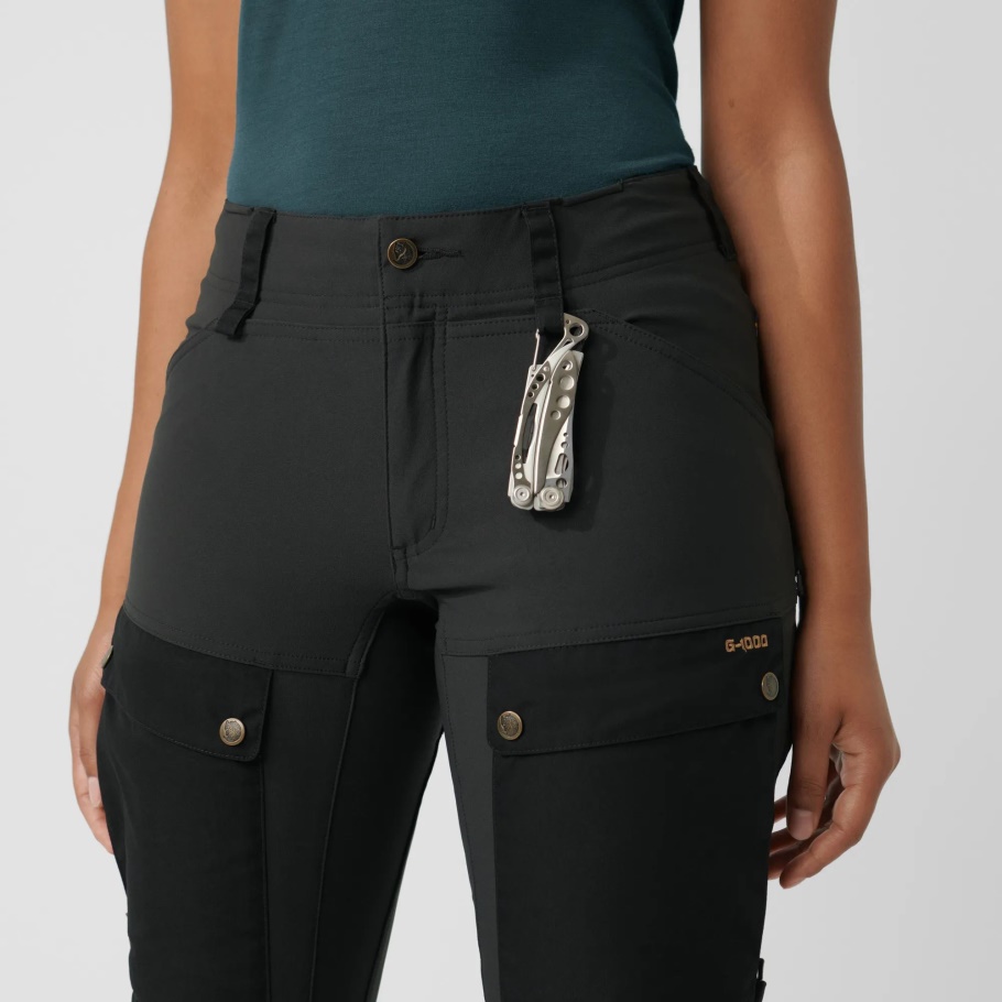 Pantalón Keb De Basalto Con Marca De Moda Corta Fjällräven