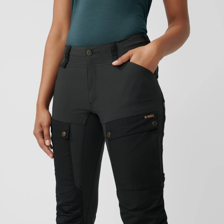 Pantalón Keb De Basalto Con Marca De Moda Corta Fjällräven