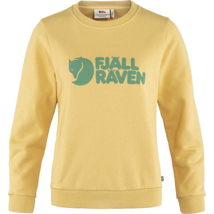 Más Suéter Amarillo Con Logo W Fjällräven Fashion
