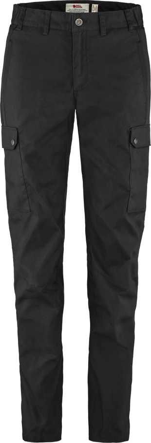 Stina Pantalones W Fjällräven Moda Negro
