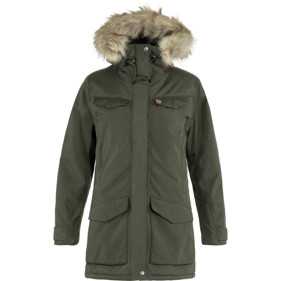 Parka Nuuk De Bosque Profundo Con Moda Fjällräven