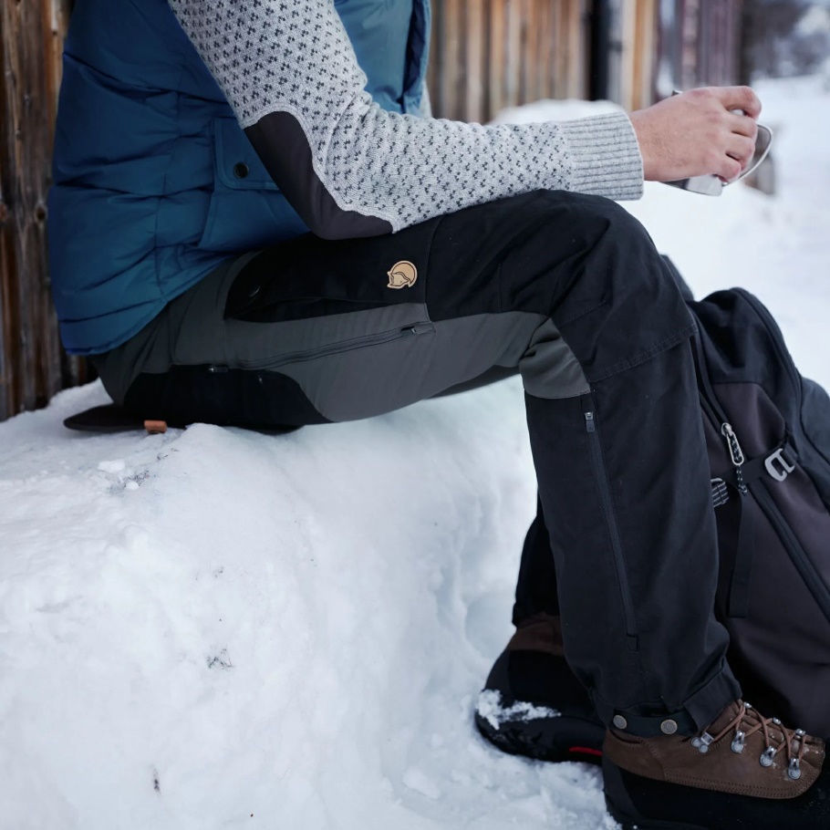 Pantalones Keb M Reg Fjällräven Moda Madera Marrón-castaño