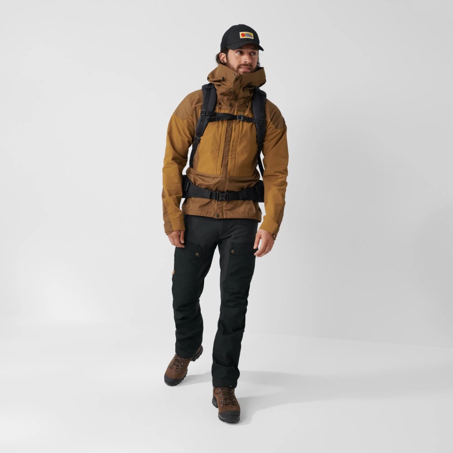 Pantalones Keb M Reg Fjällräven Moda Madera Marrón-castaño