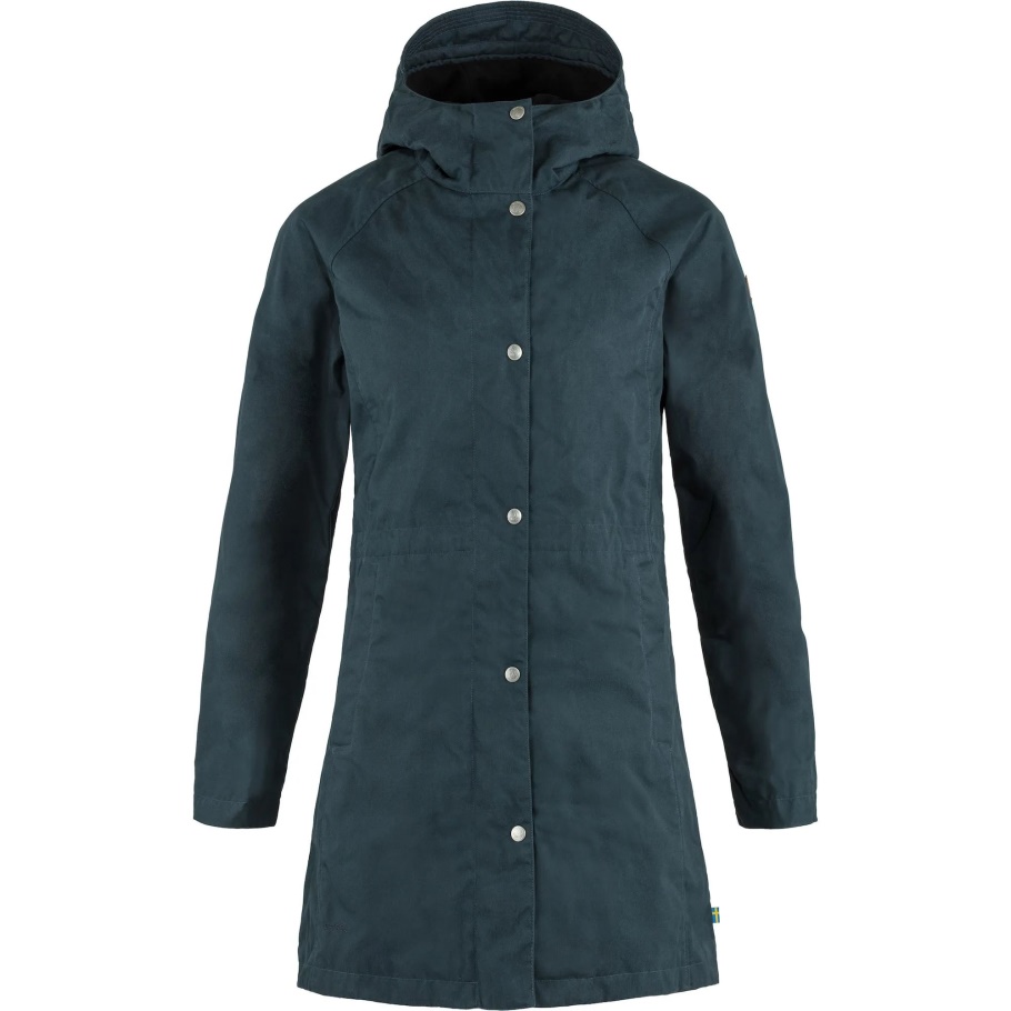 Fjällräven Marca De Moda Azul Marino Oscuro Karla Hydratic Jacket W