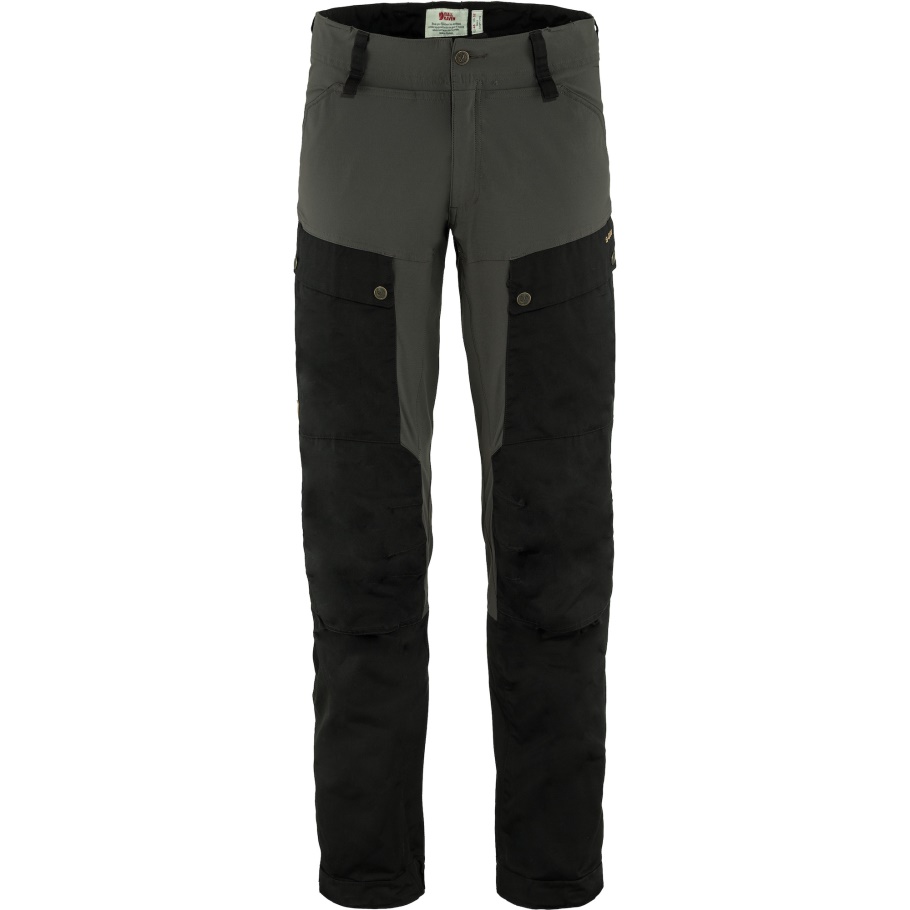 Fjällräven Moda Negro Piedra Gris Keb Pantalones M Reg