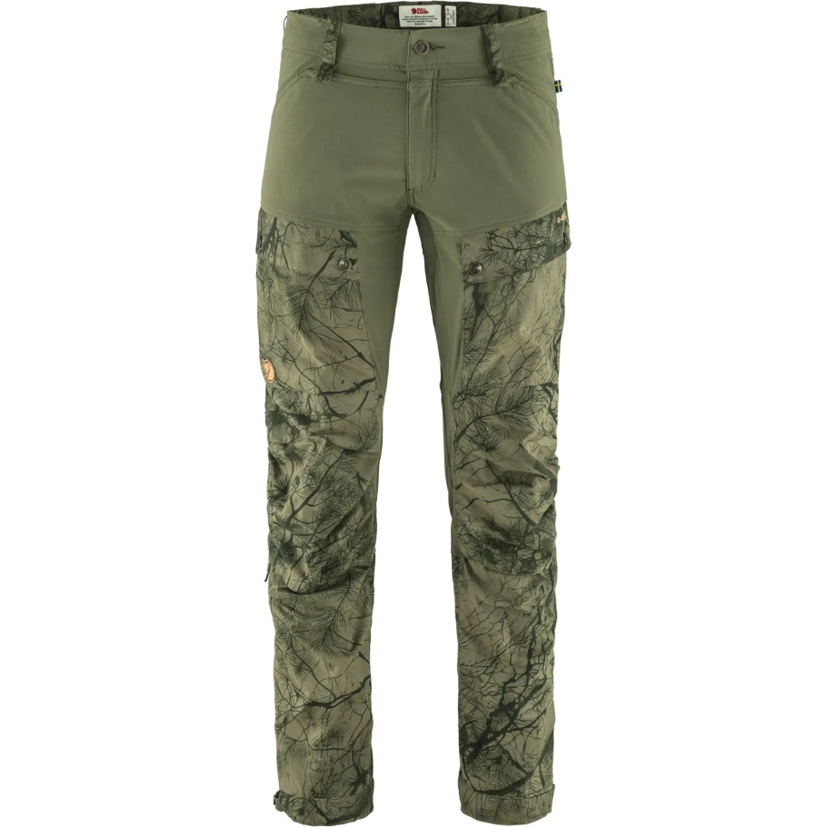 Pantalones Keb M Reg Verde Camo-laurel Verde Fjällräven Moda
