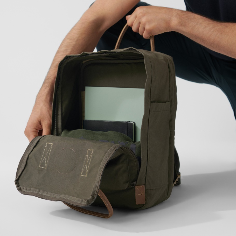 Verde Oliva Oscuro Fjällräven Moda Kånken No. 2 Portátiles 15