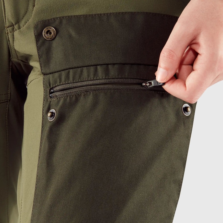 Pantalones Keb W Short Fjällräven Fashion Cabin Red-rowan Red