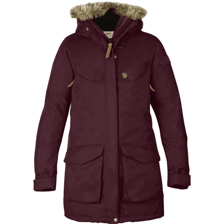 Parka Nuuk Con Granate Oscuro Moda Fjällräven