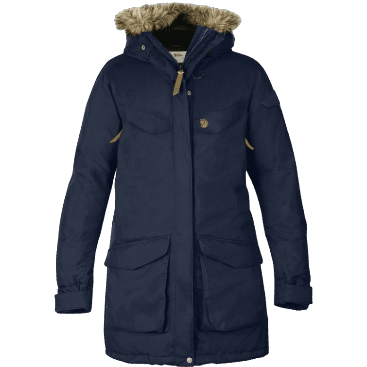 Moda Azul Marino Oscuro Fjällräven Moda Nuuk Parka W