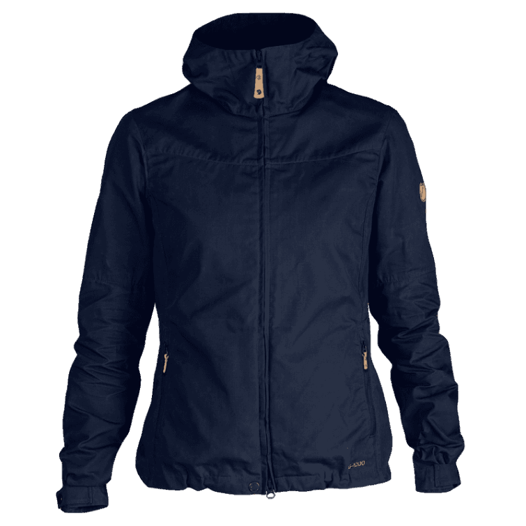 Stina Chaqueta Azul Marino Oscuro Fjällräven Moda