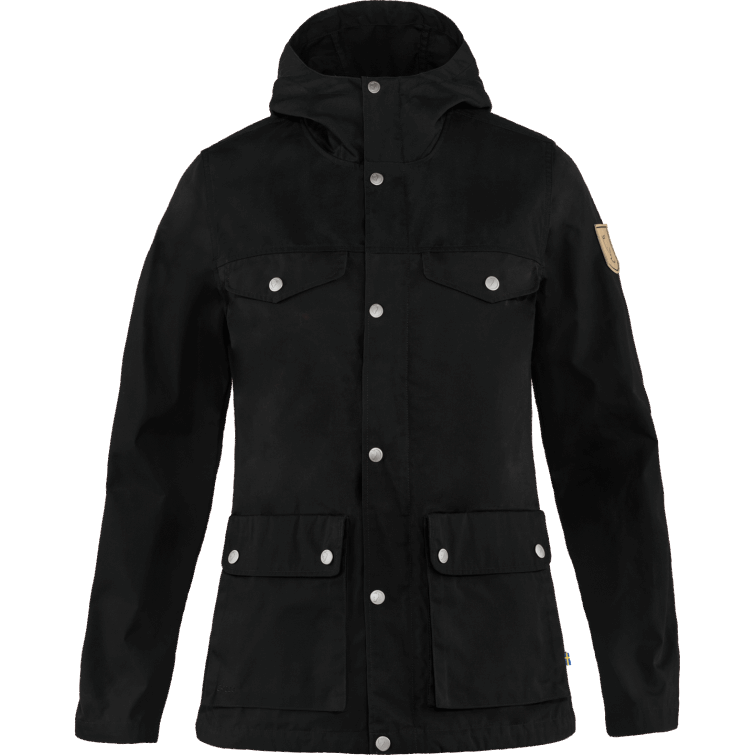 Chaqueta Negra De Groenlandia Con Moda Fjällräven