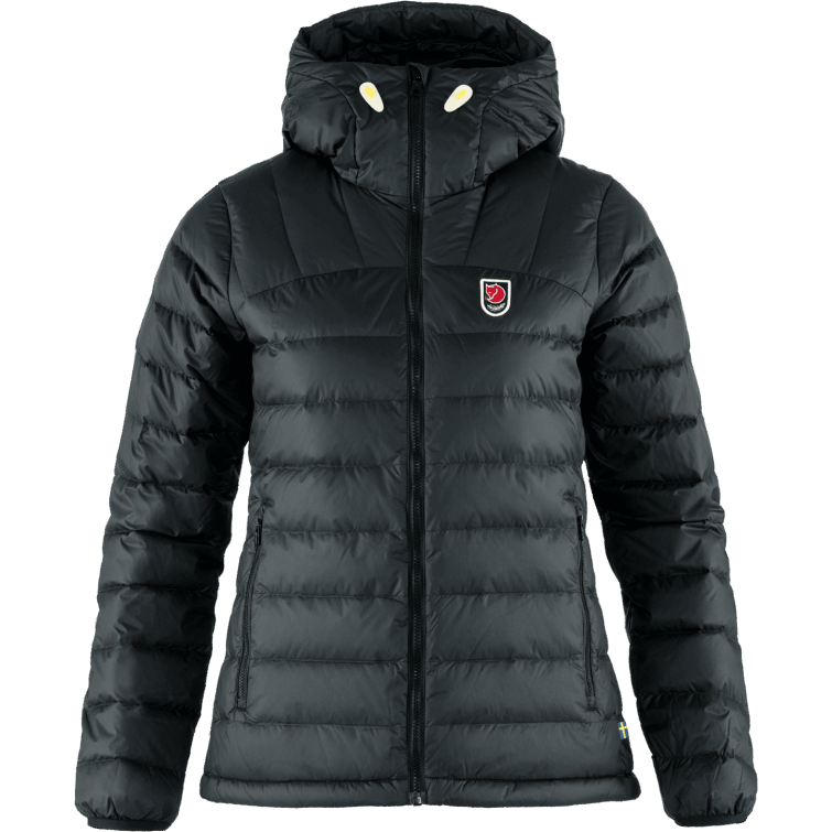 Negro Fjällräven Fashion Expedición Paquete Abajo Sudadera Con Capucha W