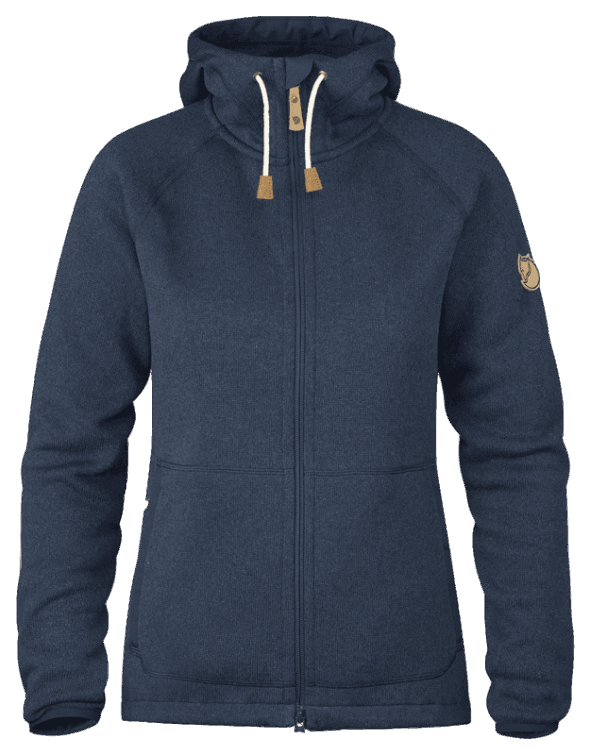 Fjällräven Fashion Övik Polar Sudadera Con Capucha Azul Marino