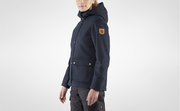 Cielo Nocturno Fjällräven Moda Chaqueta De Lana De Groenlandia W - Cielo Nocturno