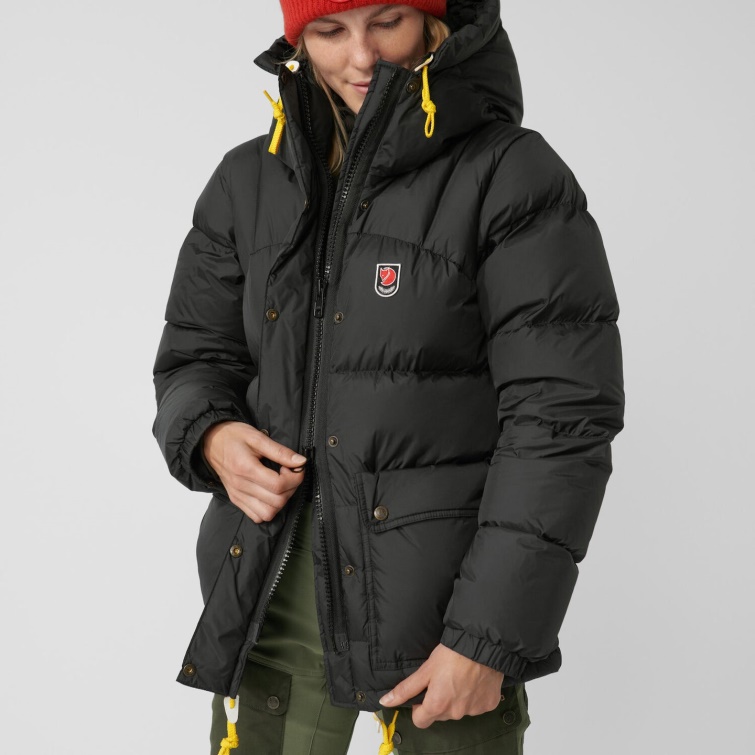 Negro Fjällräven Fashion Expedición Down Lite Chaqueta W