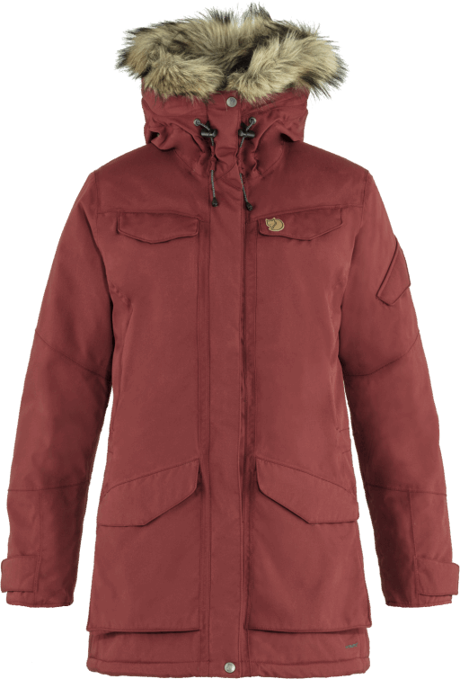 Nuuk Parka W - Roble Rojo Fjällräven Moda Roble Rojo