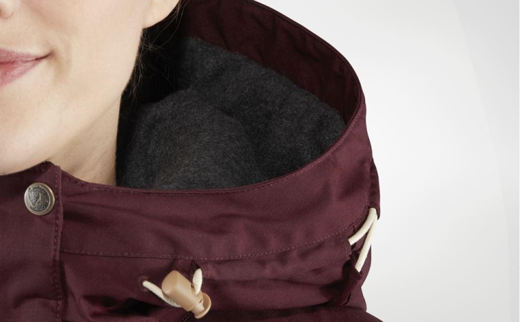 Fjällräven Fashion Parka Acolchada De Lana Singi Granate Oscuro W - Granate Oscuro
