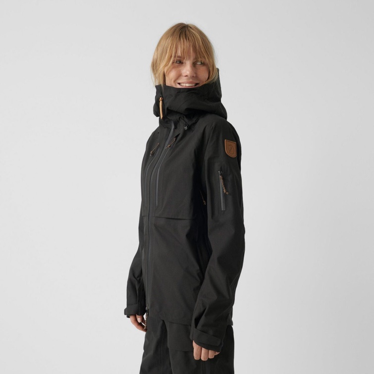 Chaqueta Eco-shell Keb W - Black Fjällräven Fashion Black