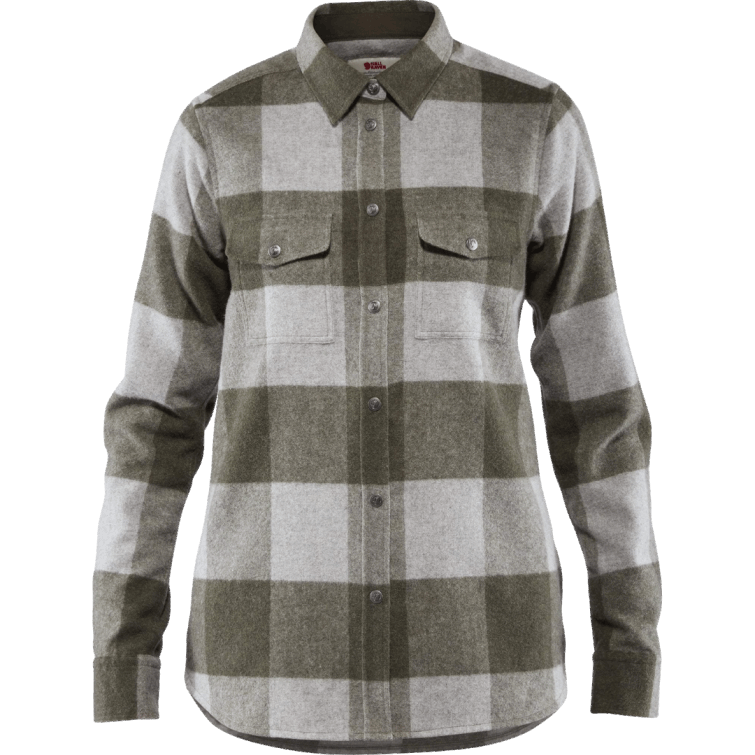 Laurel Green/fog Canada Shirt Ls W - Laurel Green - Fog Fjällräven Fashion