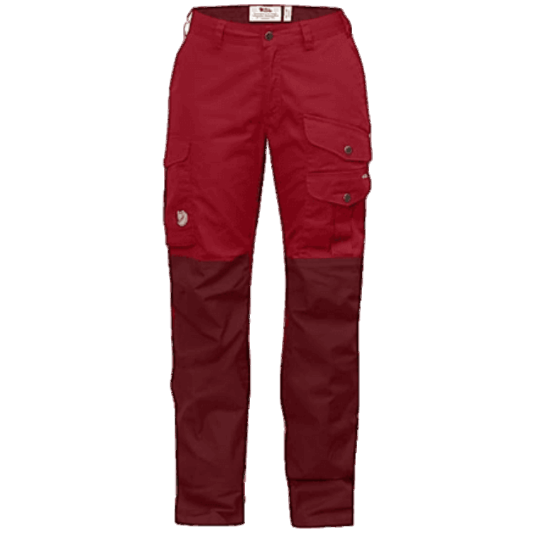 Pantalones Curvos Fjällräven Fashion Barents Pro De Color Rojo Intenso W - Varios Colores