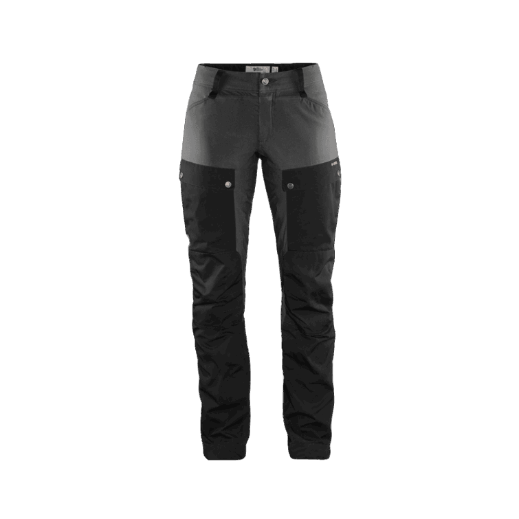 Fjällräven Fashion Black-stone Grey Keb Pantalones Curvos W Short - Black Stone Grey