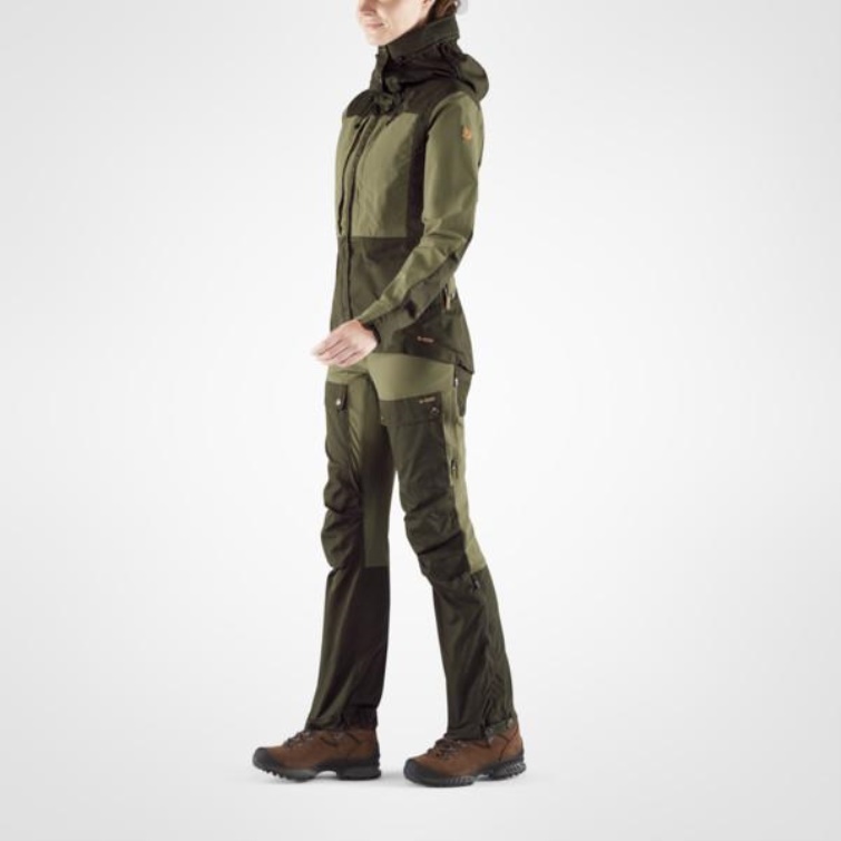 Clay Blue-mineral Blue Fjällräven Fashion Keb Pantalones W Short - Clay Blue Mineral Blue