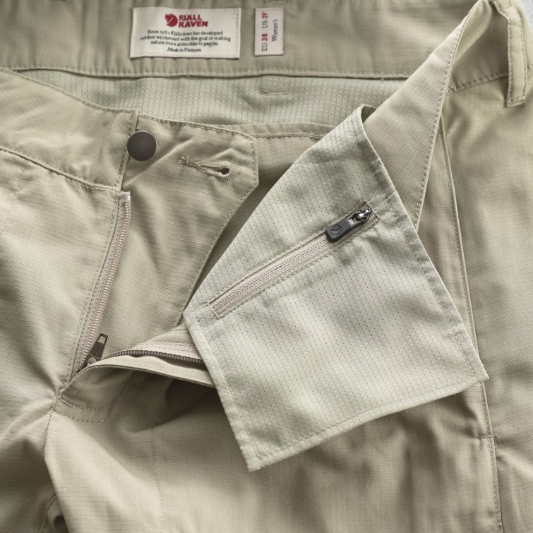 Abisko Shade Pantalones W - Limestone Fjällräven Fashion Limestone