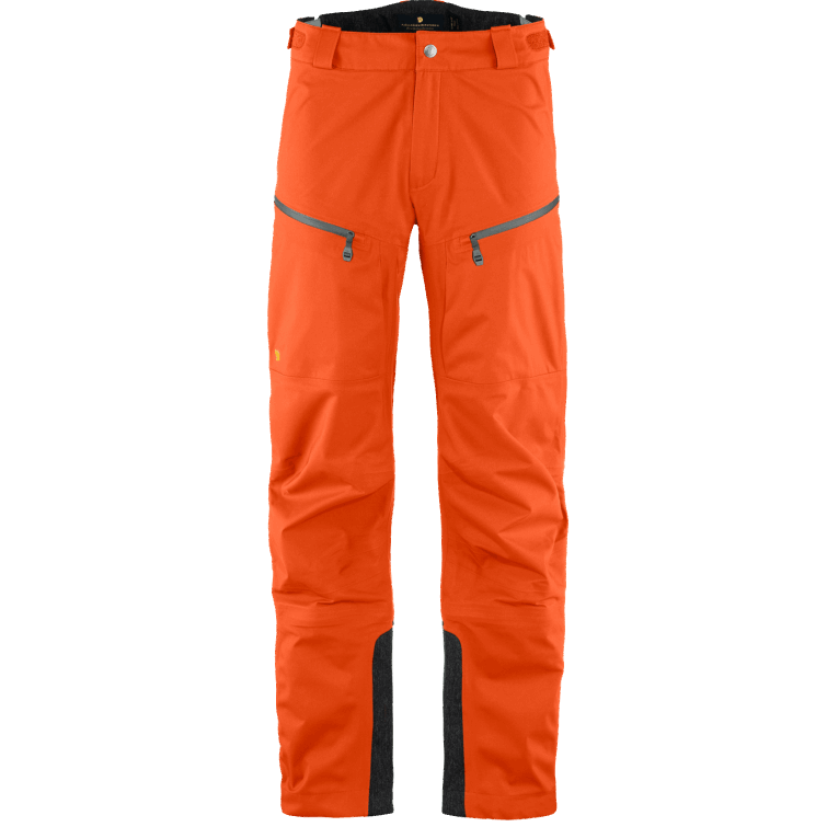 Fjällräven Fashion Bergtagen Pantalones Eco-shell Con Naranja Hokkaido