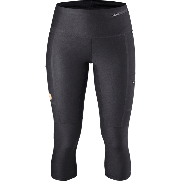 Negro Fjällräven Fashion Abisko Medias De Trekking 3/4 W