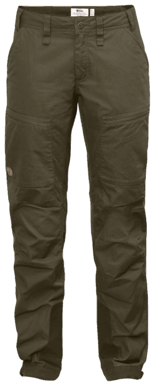 Abisko Lite Trekking Pants W - D Olive D Olive Fjällräven Fashion Dark Olive-dark Olive